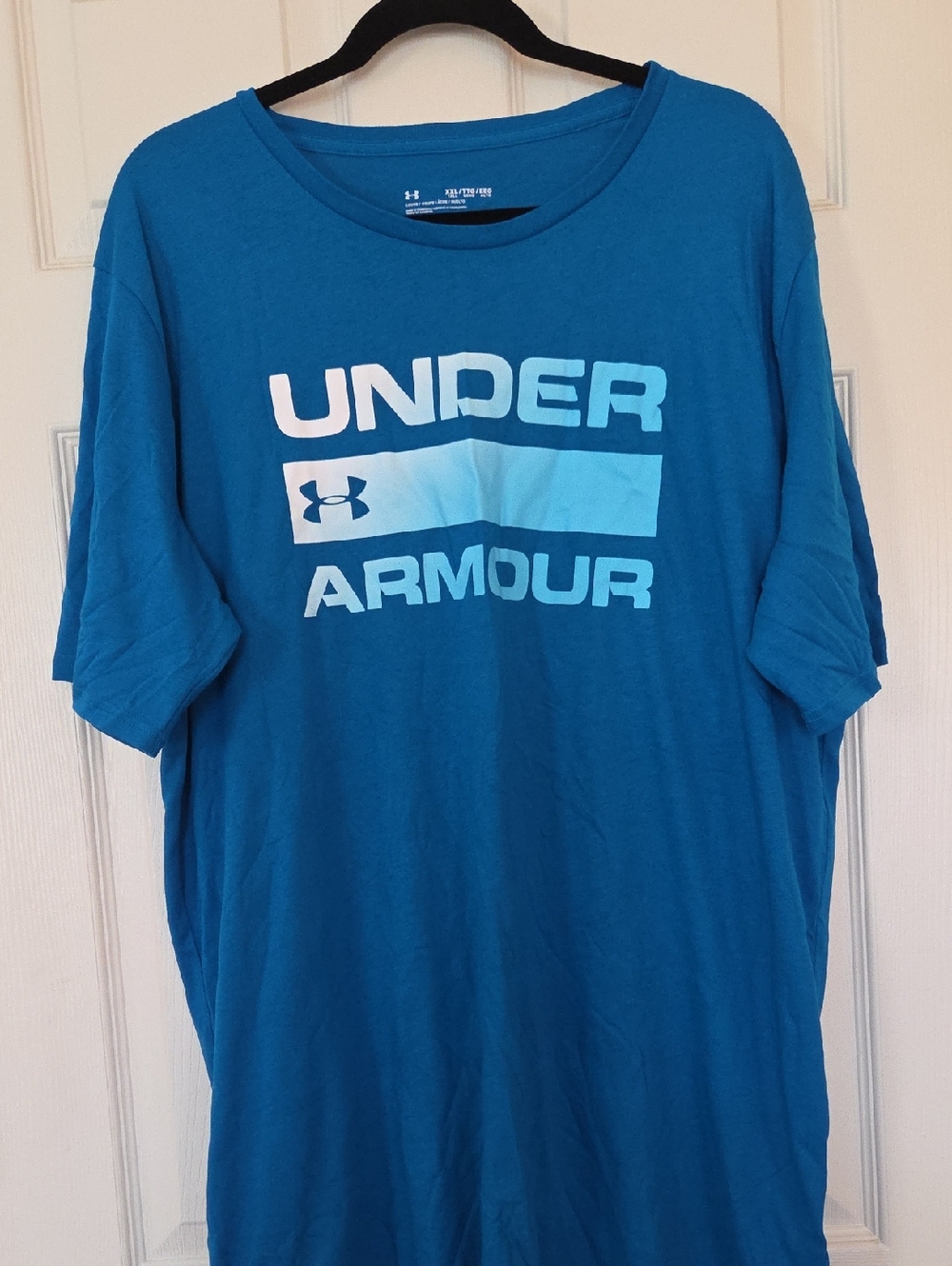 NWOT Under Armour Men’s Teal Blue Logo Short Sleeve Tee